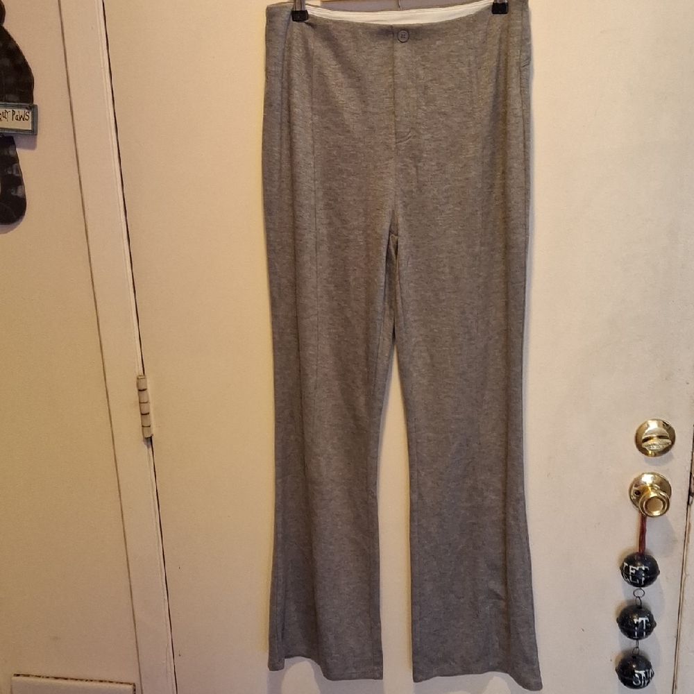 HALARA Stretch Gray flare pants